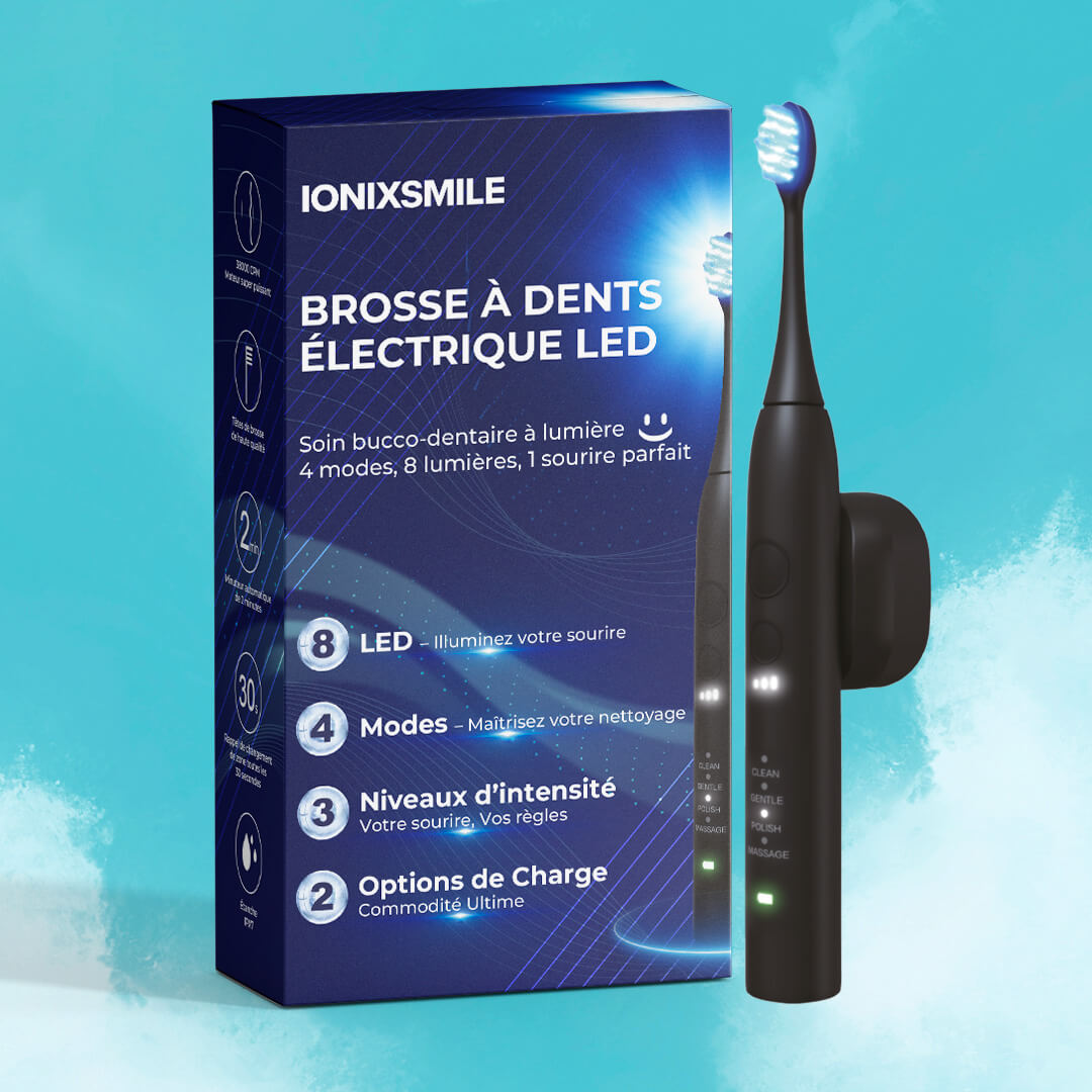 Brosse à Dents Électrique 2 en 1 – Lumière LED